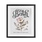 Stupell Industries Pressed Flower Vintage Bath Framed Print Under Glass, design by Lettered and Lined